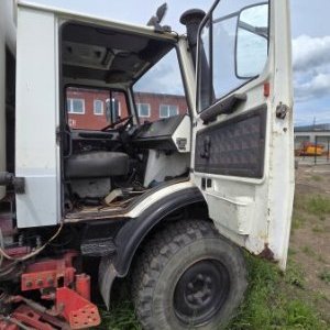 foto Unimog 1400 zametač 2.5m3 sklápěč komunál MB 4x4 Mercedes