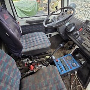 foto Unimog 1400 zametač 2.5m3 sklápěč komunál MB 4x4 Mercedes