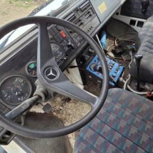 foto Unimog 1400 zametač 2.5m3 sklápěč komunál MB 4x4 Mercedes