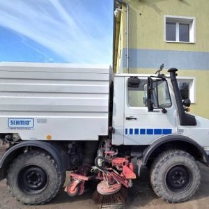 foto Unimog 1400 zametač 2.5m3 sklápěč komunál MB 4x4 Mercedes