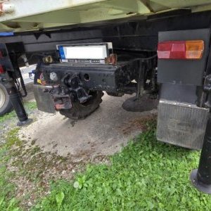 foto UNIMOG 4x4 sklápěč+HR Mercedes +jeřáb Atlas 10tm/12m!