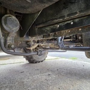 foto UNIMOG 4x4 sklápěč+HR Mercedes +jeřáb Atlas 10tm/12m!