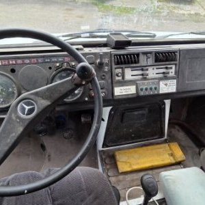 foto UNIMOG 4x4 sklápěč+HR Mercedes +jeřáb Atlas 10tm/12m!